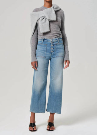Citizens Of Humanity - Lyra Patch Pocket Wide Leg Jeans