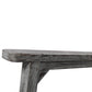 Wooden Oversized Porch Rocker Chair With Wide Seat and Tall Backrest