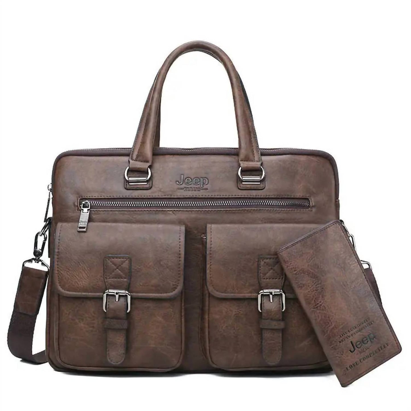 Jeep Buluo - Men's Business Fashion Office Work Handbags