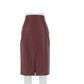 David Lerner - Leather Split Front Pencil Skirt