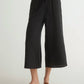 Bella Dahl - Ruffle Waist Wide Leg Crop Pant