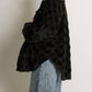 Bibi - Checkered Sherpa Oversized Shacket
