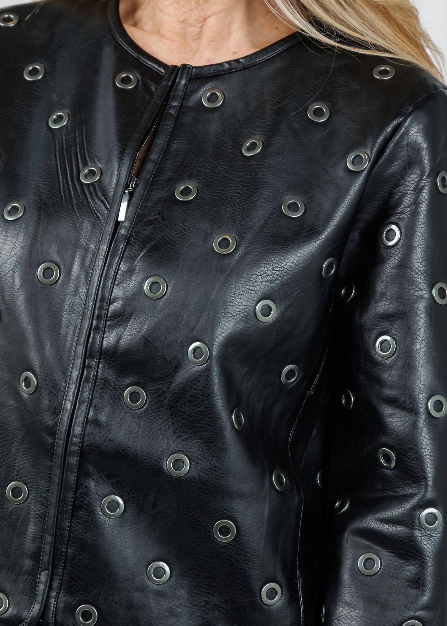 Lysse - Women's Geneva Grommet Vegan Leather Jacket