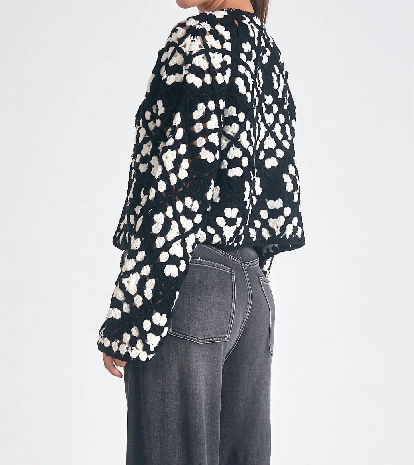 Elan - Daisy Crochet Cardigan