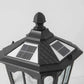 Garden Post Light Black Aluminum Outdoor Column Light