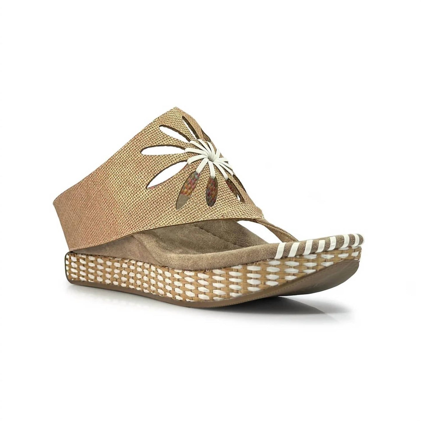 Modzori - Women's Flora Mid Wedge Reversible Sandal