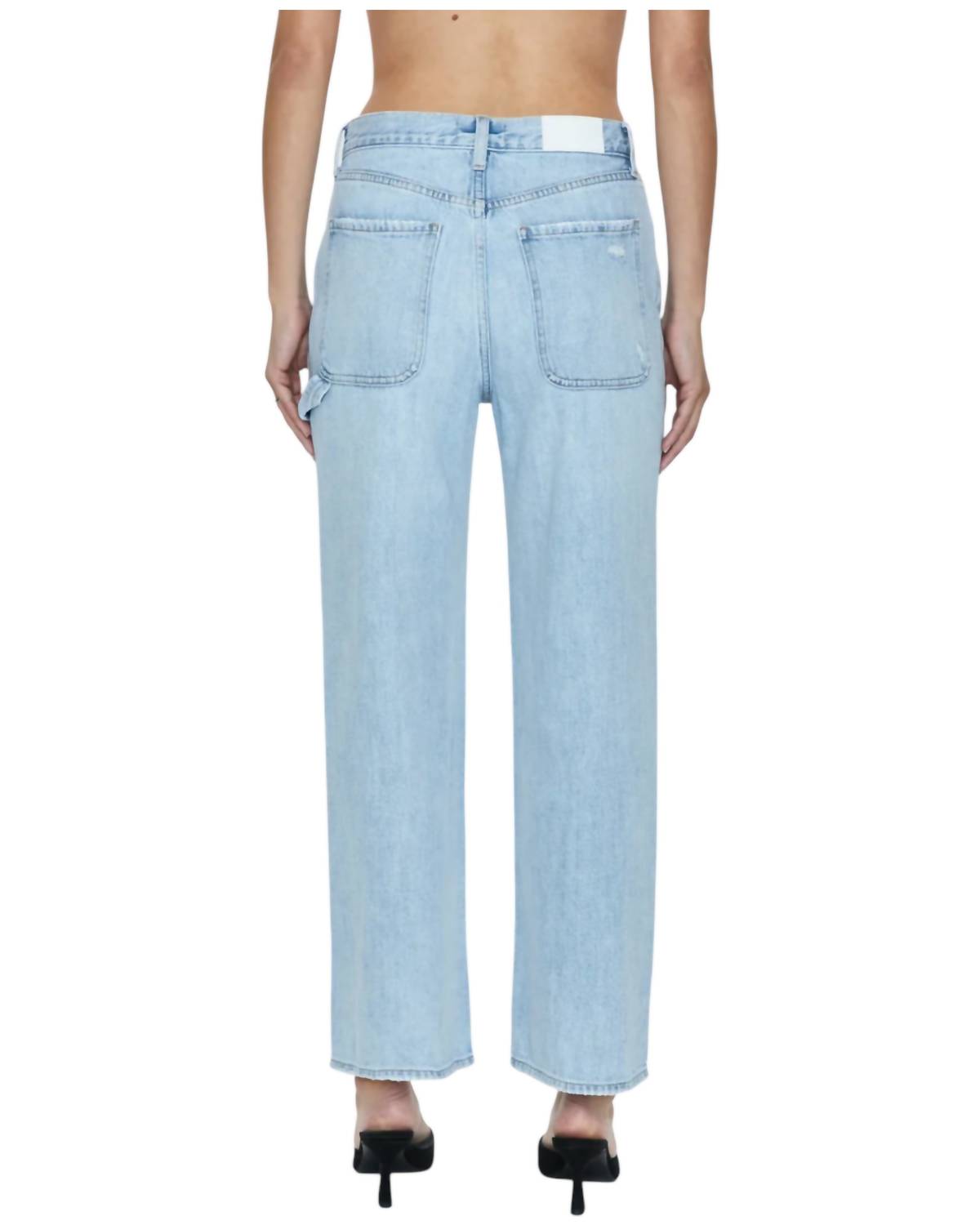 Pistola - Bobbie Ankle Mid Rise Loose Carpenter Jeans