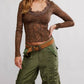 Free People - All Night Long Sleeve Top