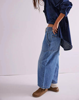 Free People - Easy Peasy Pull-on Jeans