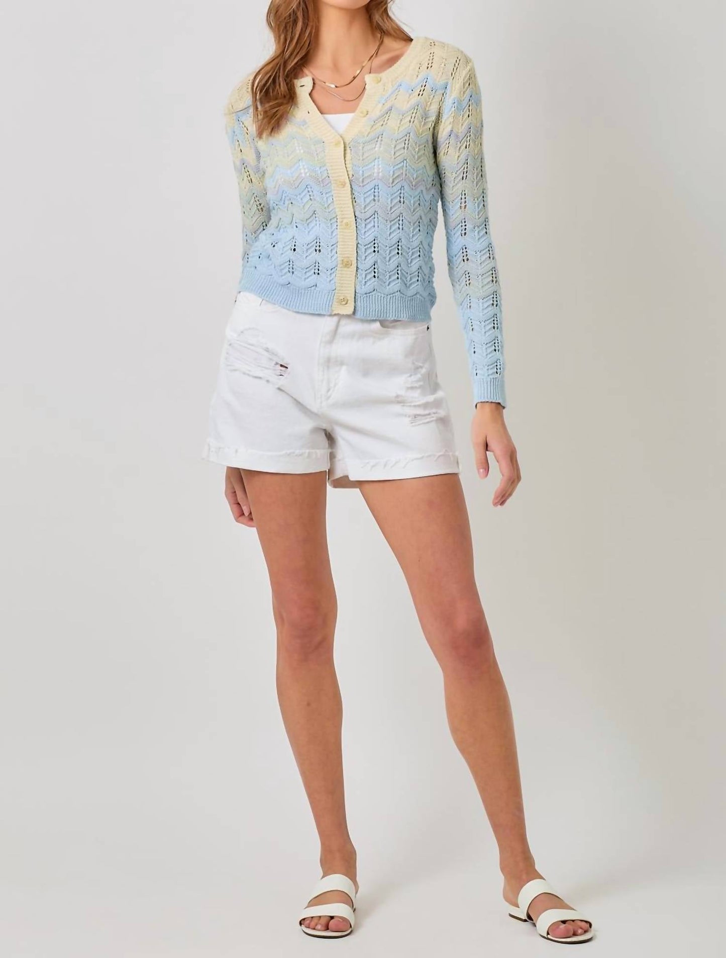 Hem & Thread - Gradient Sweater Cardigan