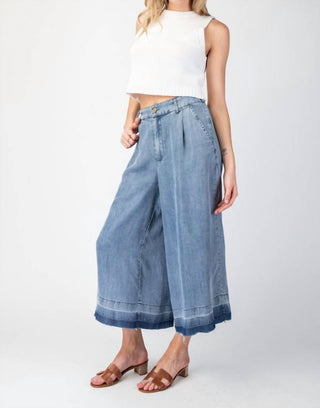 Ee:Some - Way To Wear Wide Leg Capri Pant