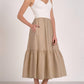 Elan - Mixed Media Midi Tank Dress