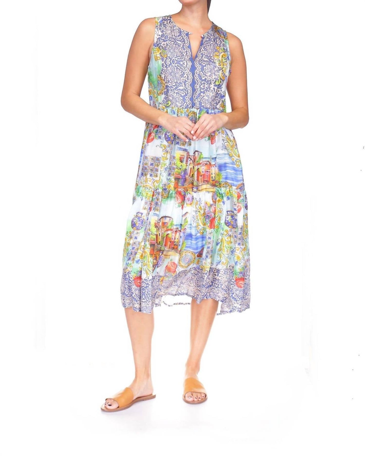 Johnny Was - Tabitha Tiered Midi Dress