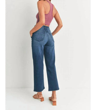 Just Black Denim - Cargo Pocket Cropped Jeans