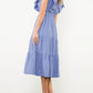 Thml - Striped Flutter Maxi Dress