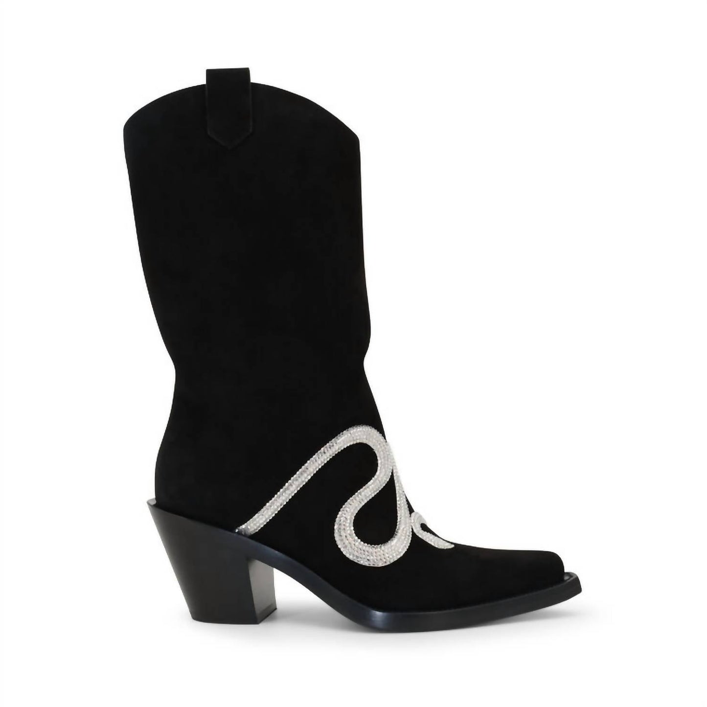 Rene Caovilla - Women's Jeweled Snake Strass 65mm Western Boot