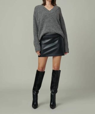 Joe'S Jeans - Vegan Leather Mini Skirt