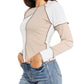 Double Take - Color Block Exposed Seam Top