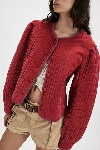 Free People - Natalia Long Sleeve Velvet Jacket