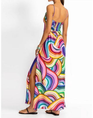 Johnny Was - BACK SMOCKING SLIP MAXI DRESS