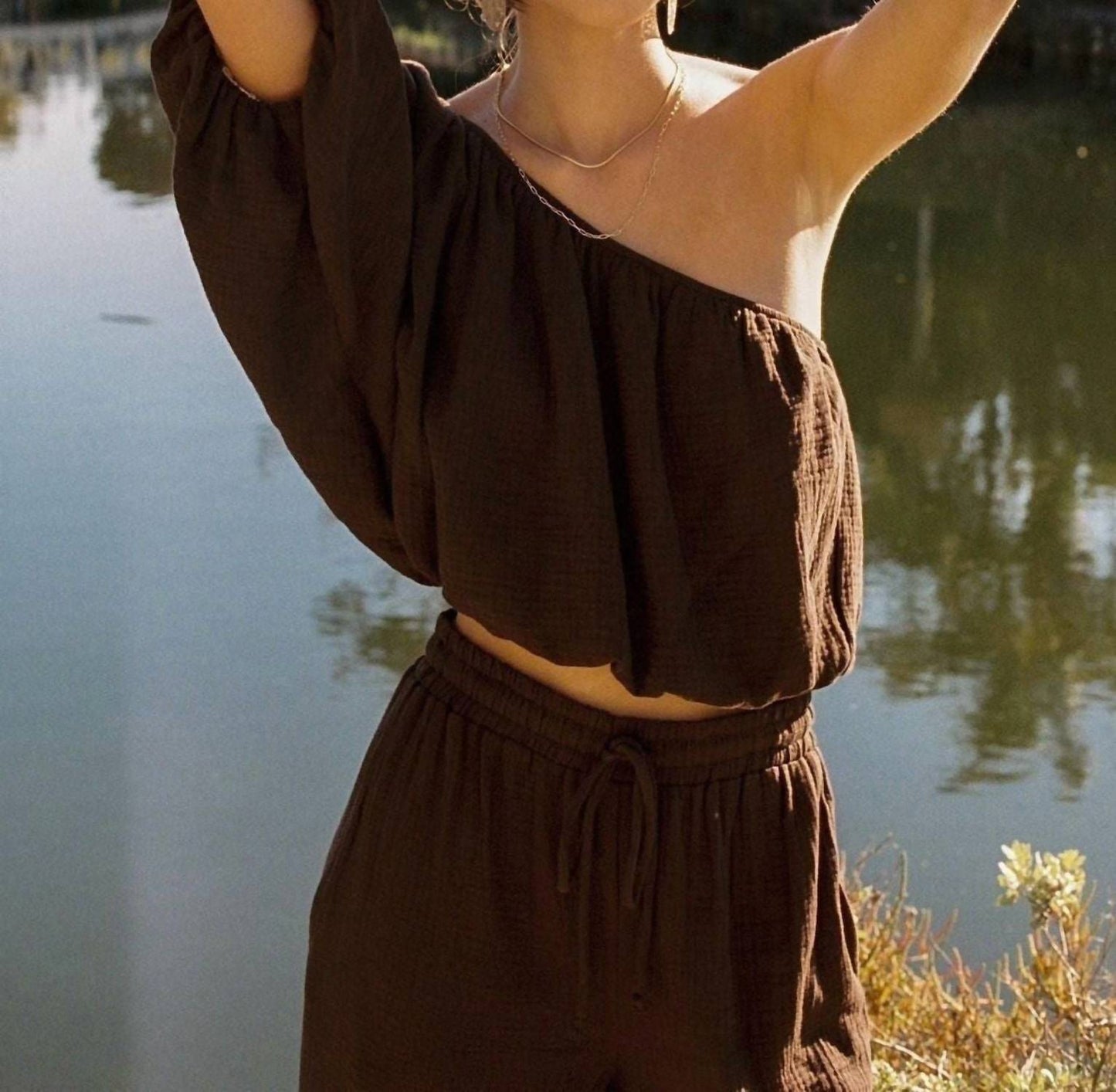 Kylie Paige - Lina One Shoulder Top