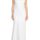 Adrianna Papell - Halter Neck Sleeveless Crepe Dress