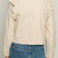 Central Park West - Ruffle Vegan Jacket