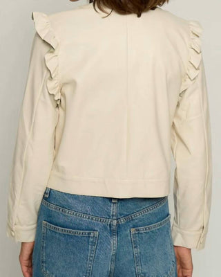 Central Park West - Ruffle Vegan Jacket