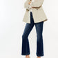 Kancan - Petite Mid-rise Flare Jean