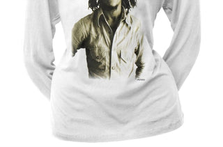 Bob Marley - Teen's Sepia Long Sleeve T-shirt