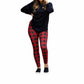 Julia Rose - Plaid Leggings
