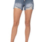 Judy Blue - BUTTON FLY CUTOFF SHORTS WITH DESTROYED HEM