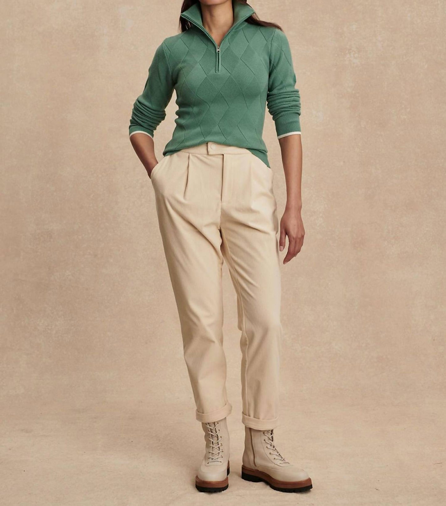 Varley - Lawson Half-zip Knit Top