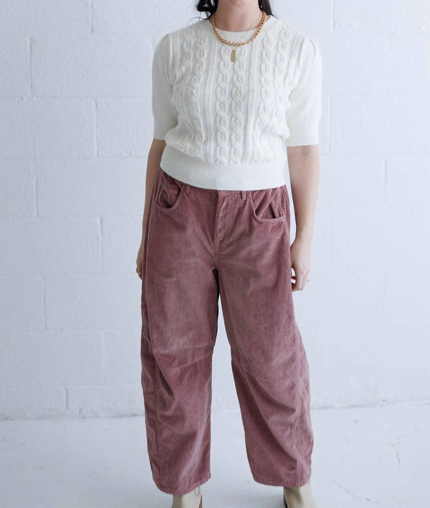 Free People - Good Luck Cord Barrel Jeans