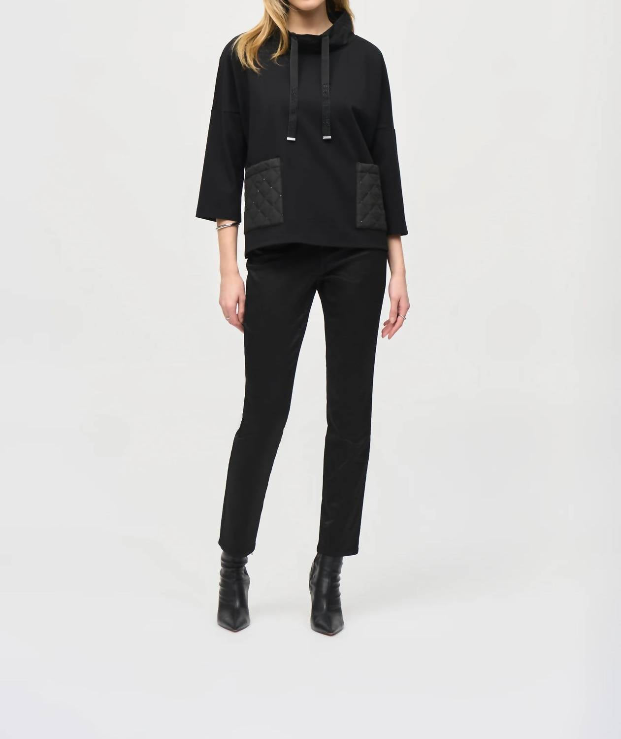 Joseph Ribkoff - Cowl Collar Boxy Top