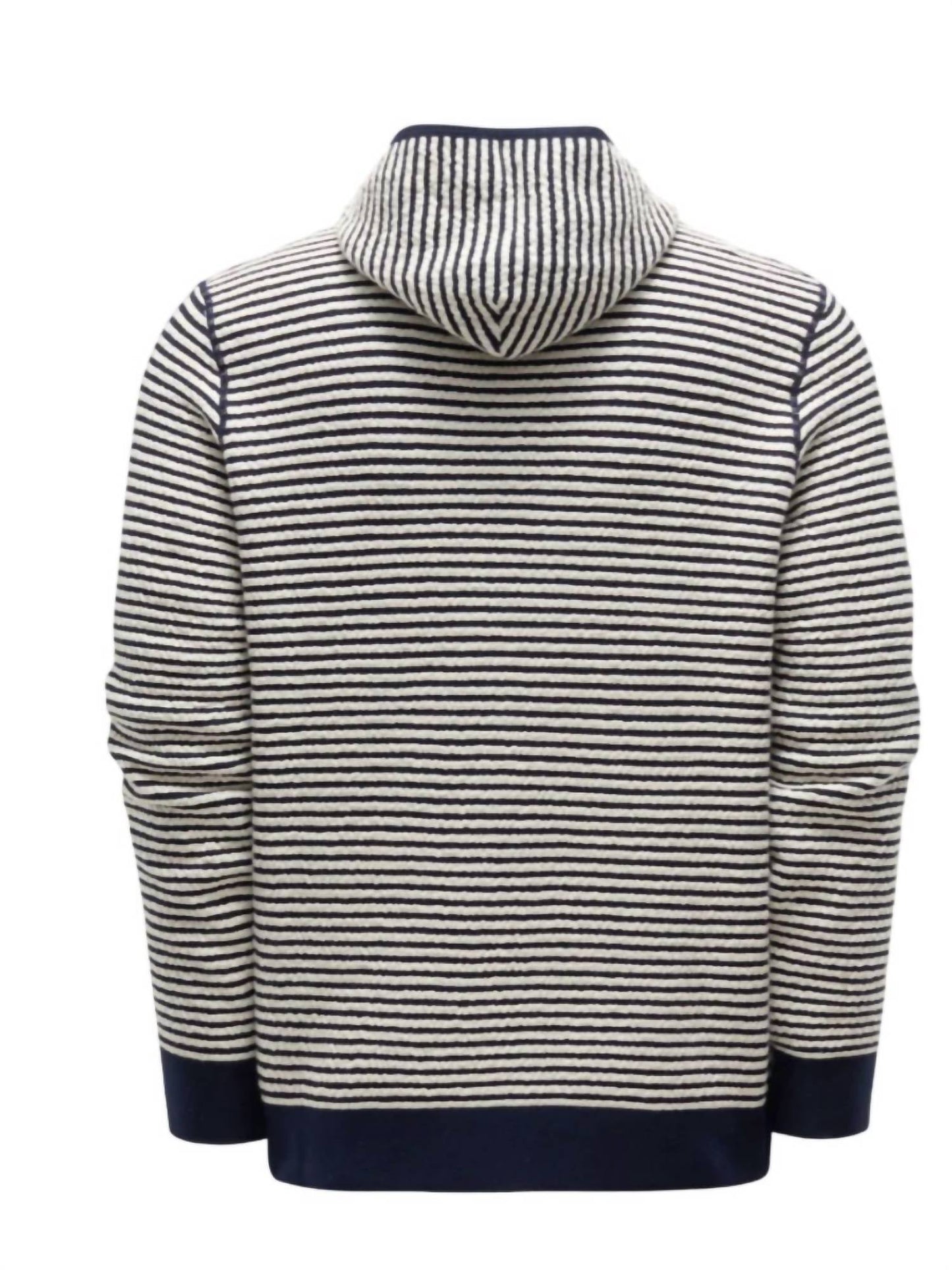 04651/ - Seersucker Hoodie Sweater
