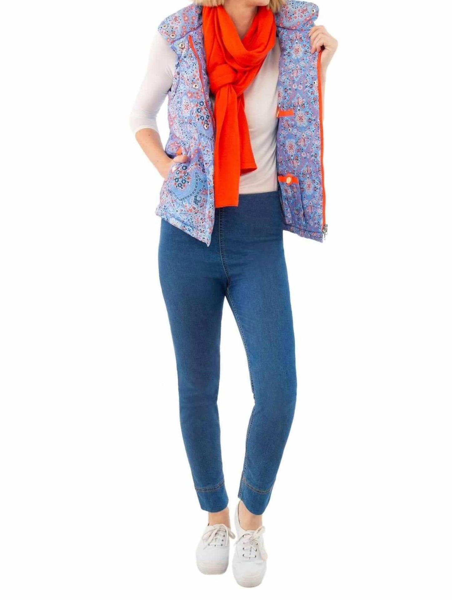 Gretchen Scott - Gripeless Denim Pull On Pant