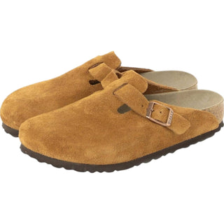 Birkenstock - Women's Boston Suede Leather Clogs - NARROW