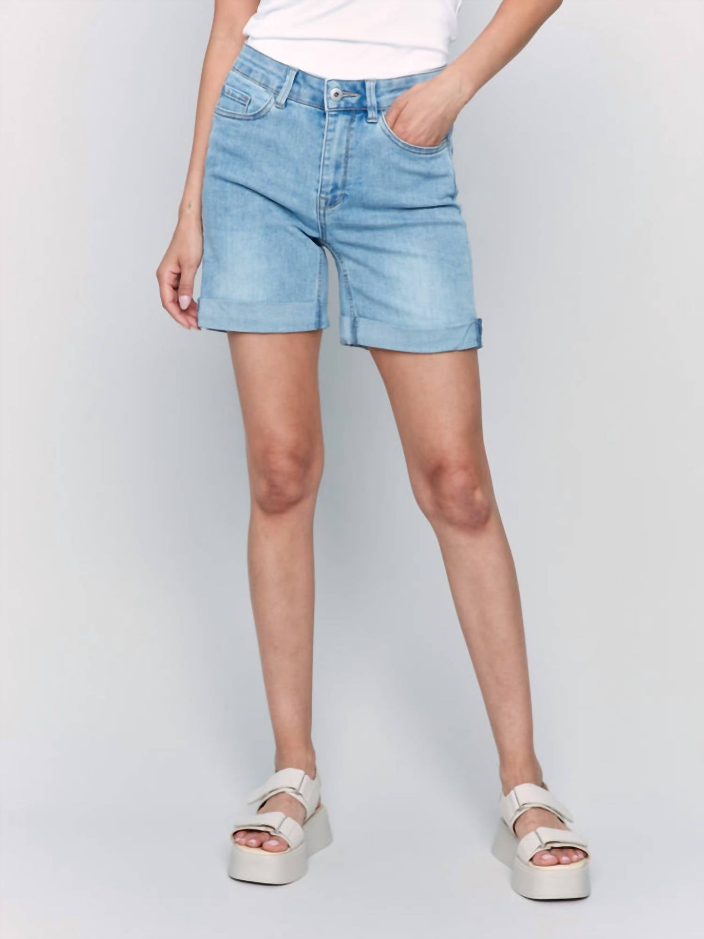 Charlie B - Rolled Up Cuff Shorts