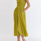 Entro - Sleeveless Smocked Midi Dress