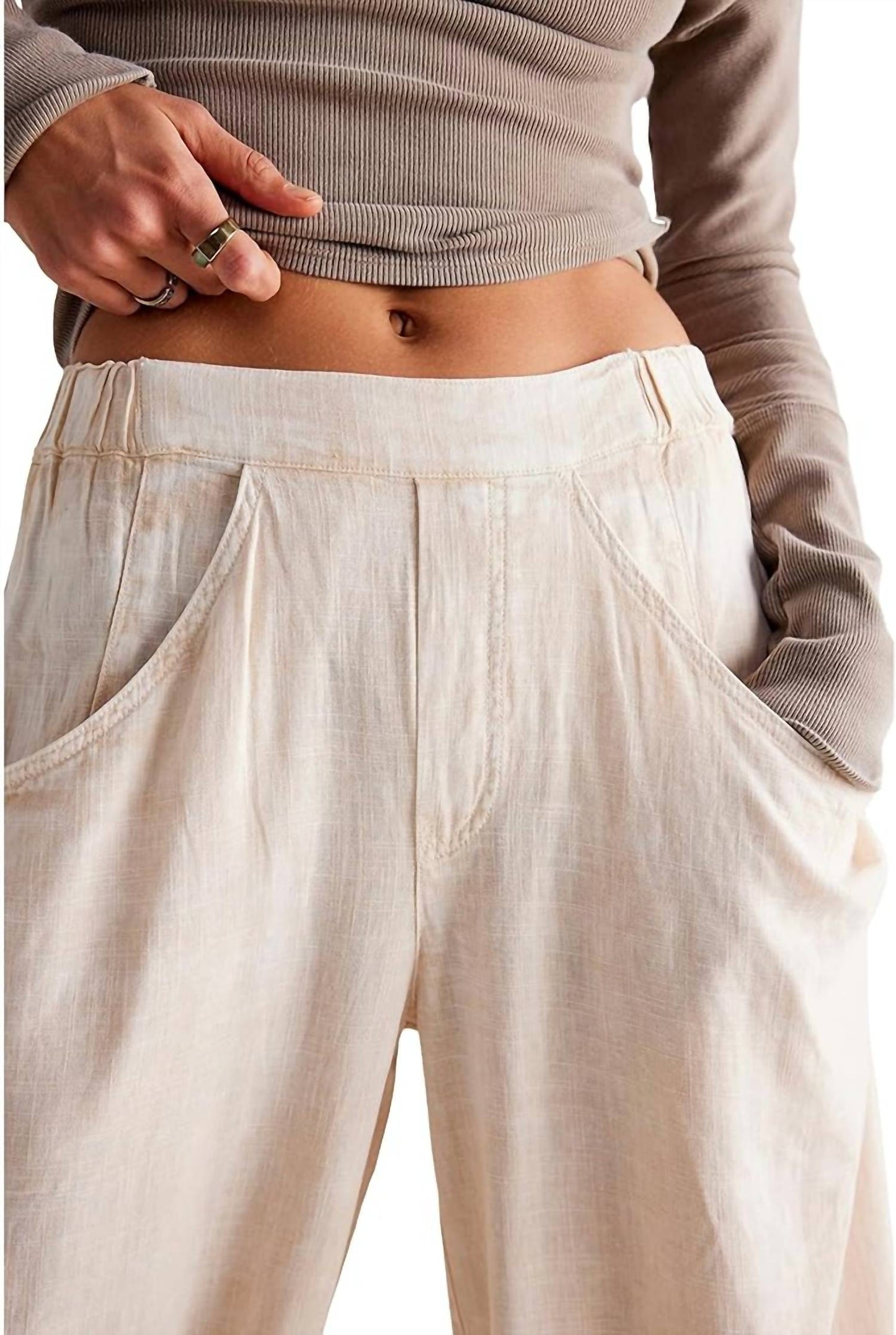 Free People - High Road Pull-on Barrel Pants