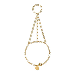 Eklexic - Women's Leila Hand Chain Necklace