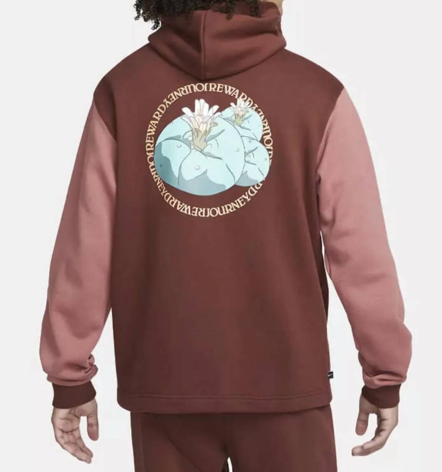 Nike - Kyrie Basketball Pullover Oversized Fit Brown Hoodie