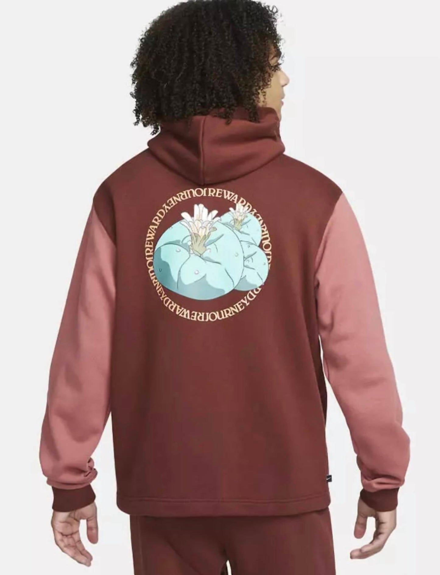 Nike - Kyrie Basketball Pullover Oversized Fit Brown Hoodie