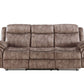 Zubaida Two Tone 3 Piece Recliner Living Room Set