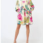 Ciebon - Floral Shimmer Dress