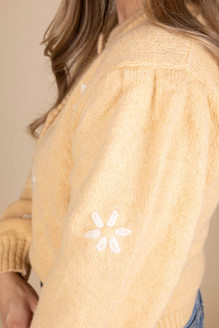 Bibi - Darlin Daisy Knit Cardigan