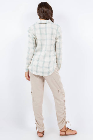 Paparazzi - Double Face Embroidered Plaid Shirt