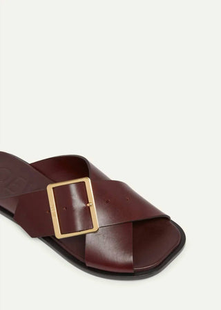 Loewe - Petal Crisscross Buckle Sandal