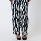 Dex - Wave Satin Wide Leg Pants